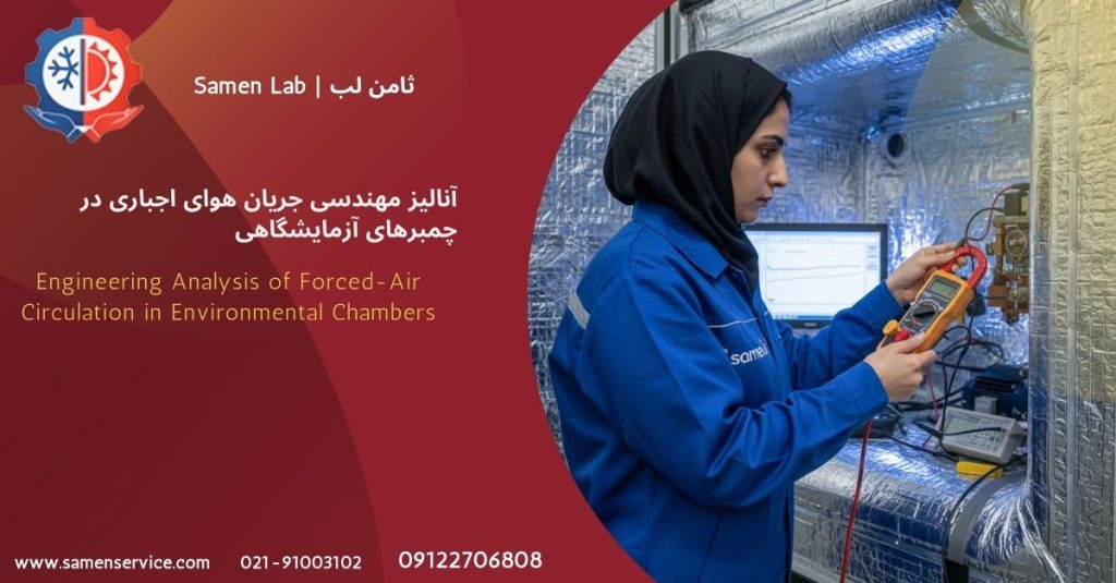 پیاده‌سازی الگوی گردش هوای افقی (Horizontal Airflow) جهت تضمین یکنواختی دما (Uniformity) مطابق با استاندارد MIL-STD-810.